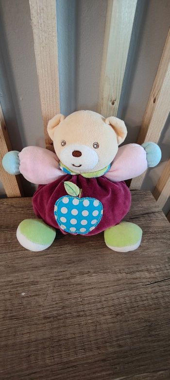 Ours kaloo motif pomme