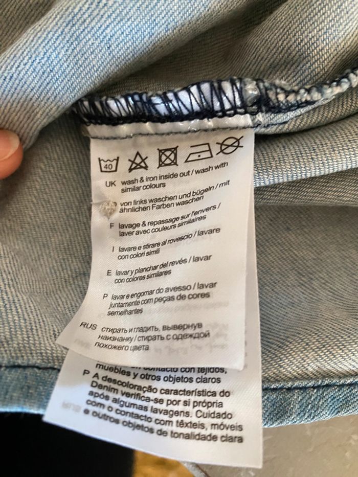 Chemise en jeans Esprit Denim bleue denim taille M - photo numéro 18