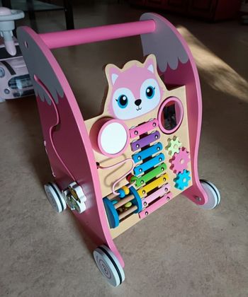 Trotteur de marche bois