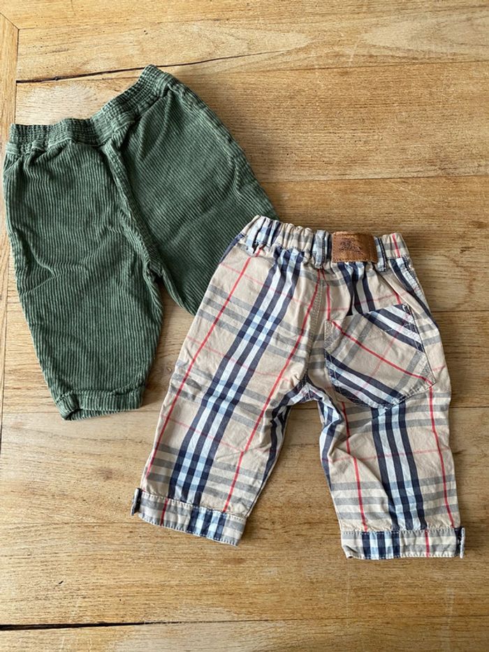 Lot pantalons Kimbaloo et Burberry - photo numéro 2