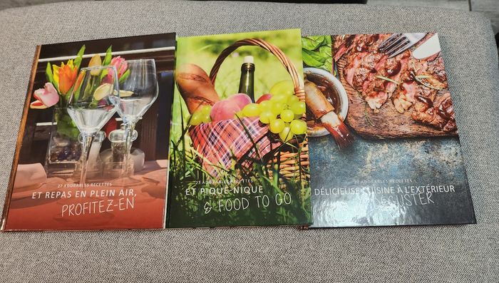 Lot 3 livres de 27 recettes pique-nique, plein air, exterieur - photo numéro 2