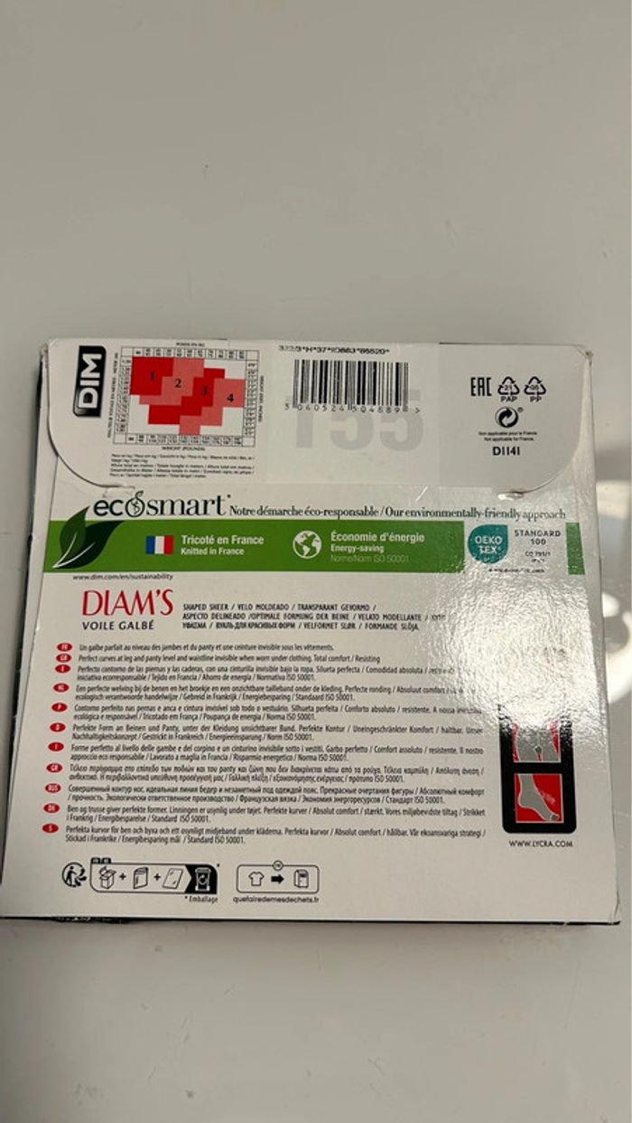 Collant Dim Diam’s 22 deniers taille 3 à galbe parfait neuf - photo numéro 3