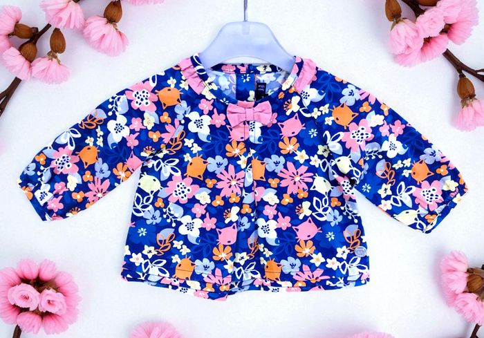 SERGENT MAJOR - LOT 6P BÉBÉ FILLE MÊME COLLECTION MOTIF LIBERTY & FANTAISIES 3M - photo numéro 8