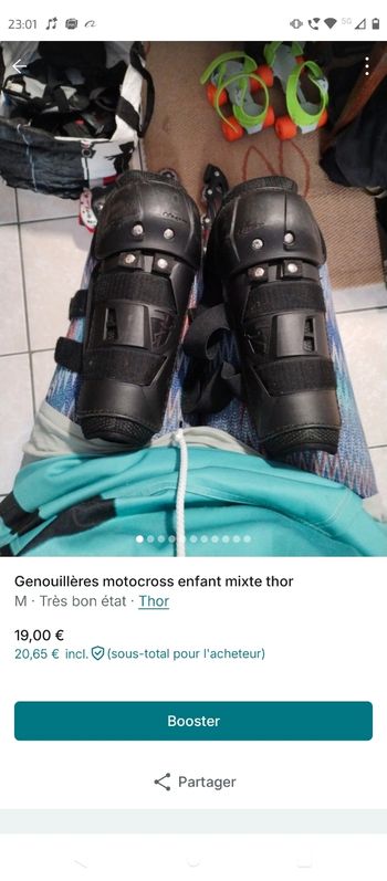 Lot moto cross enfant mixte