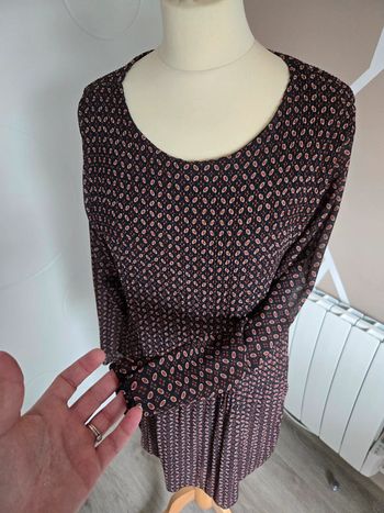 Robe noir et marron, taille unique 👗