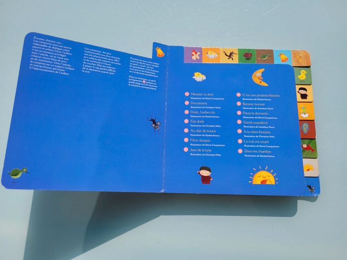 Livre tout carton avec CD Comptines pour bien dormir 😴 - photo numéro 5