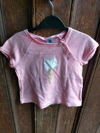 Adorable tee shirt Petit bateau 2 ans 
