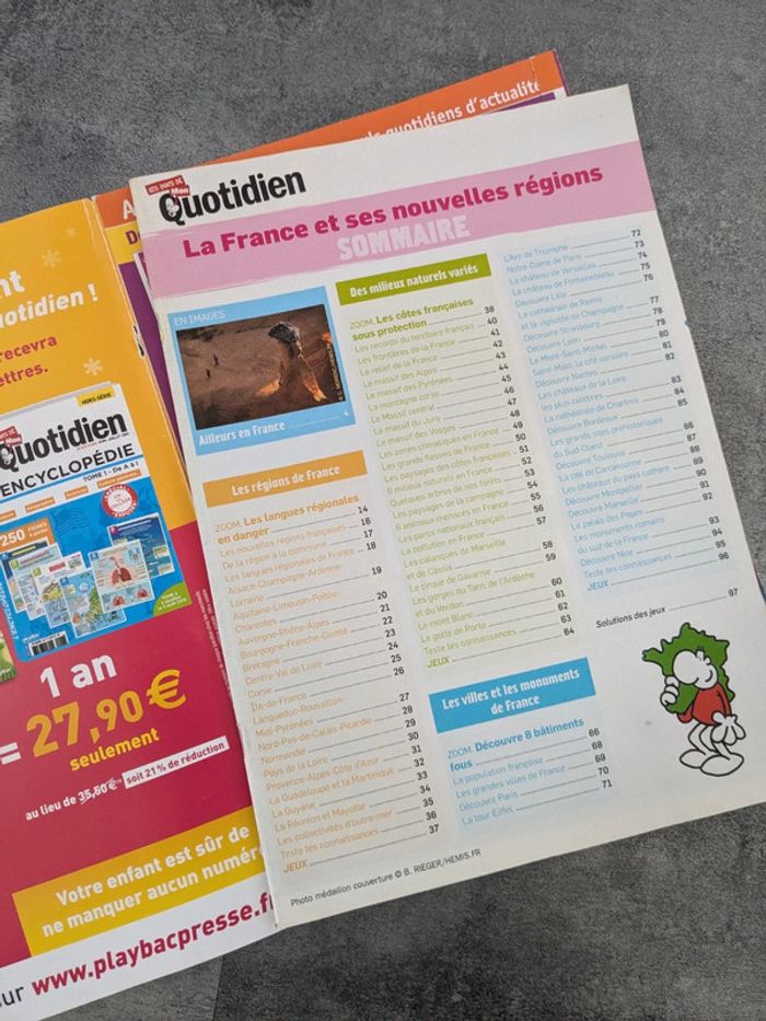 Lot de 3 magazines "Les docs de Mon Quotidien" - photo numéro 3