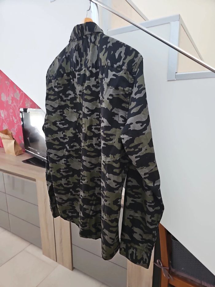 Chemise camouflage Angelo Litrico taille M - photo numéro 9