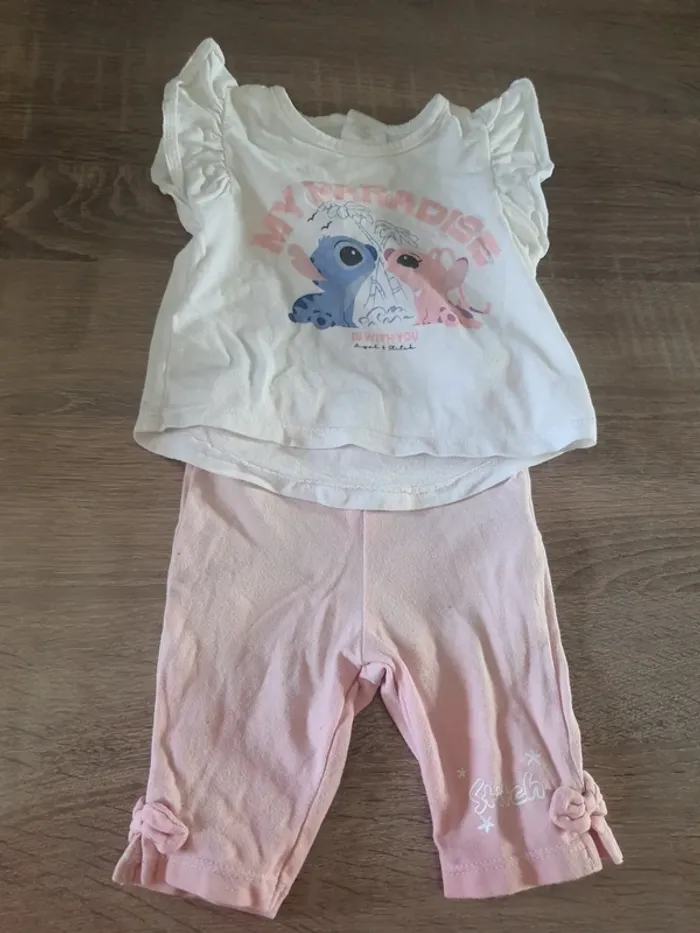 Ensemble Stitch et Angel 3 mois