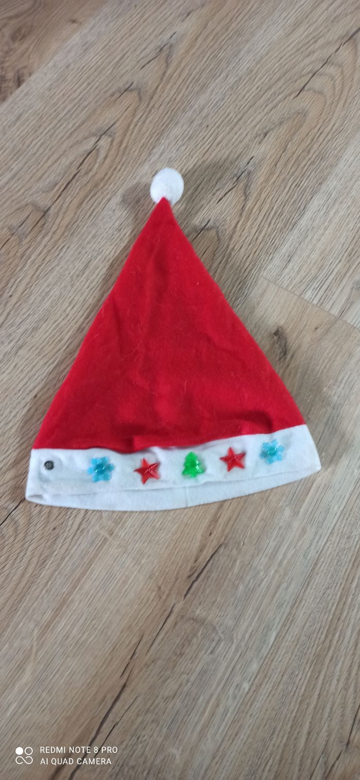 Bonnet de père Noël 6 ans
