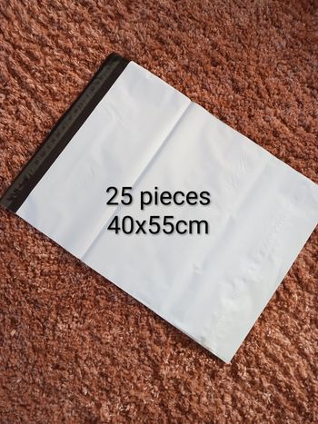 25x pochettes d'expédition 40x55cm épaisse Auto adhésive plastique emballage coli enveloppe 