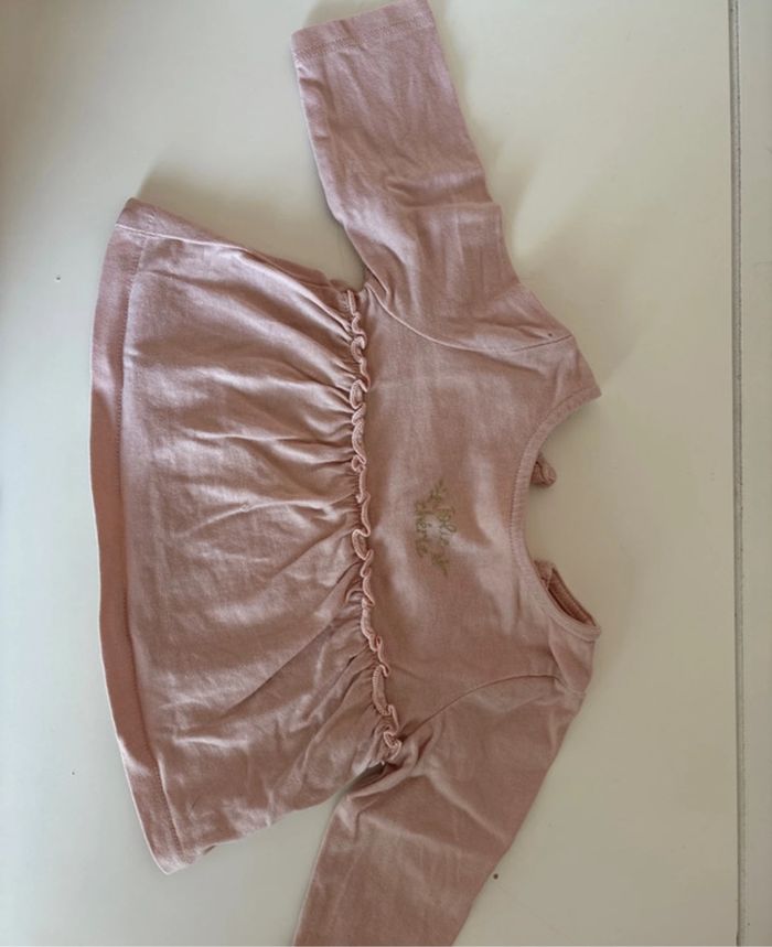 Haut rose pâle bébé fille - photo numéro 3