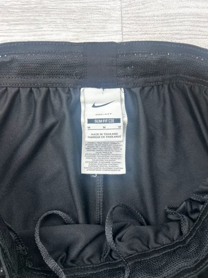 Jogging Nike Dri-Fit Slim Fit noir homme M training running sport gym survêtement - photo numéro 5