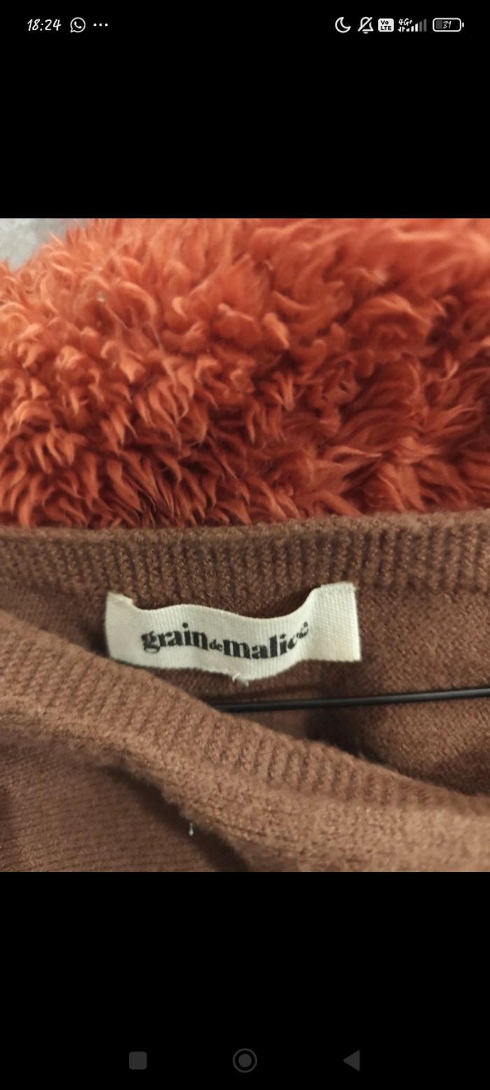 Pull beige Grain de Malice Taille XL - photo numéro 2