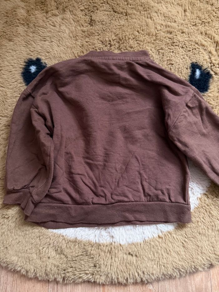 Sweat marron chien MIFFY t.18m - photo numéro 4