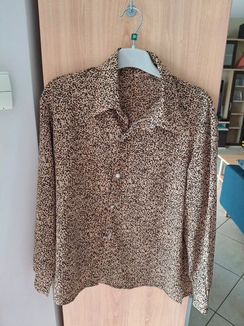Chemisier léopard femme