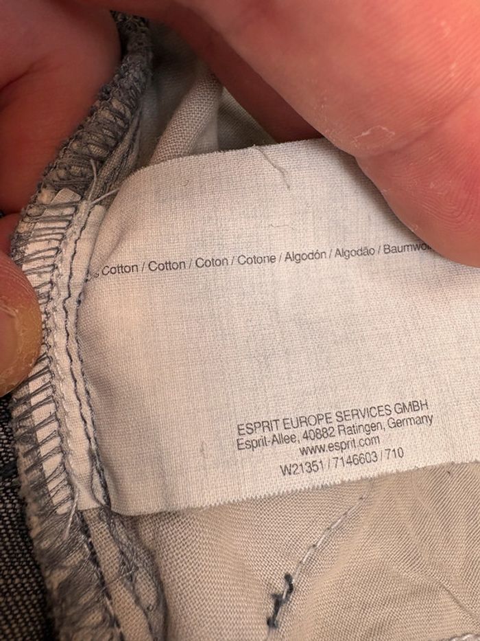 Robe en jean Esprit | Bleu jean | Taille 34 - photo numéro 4