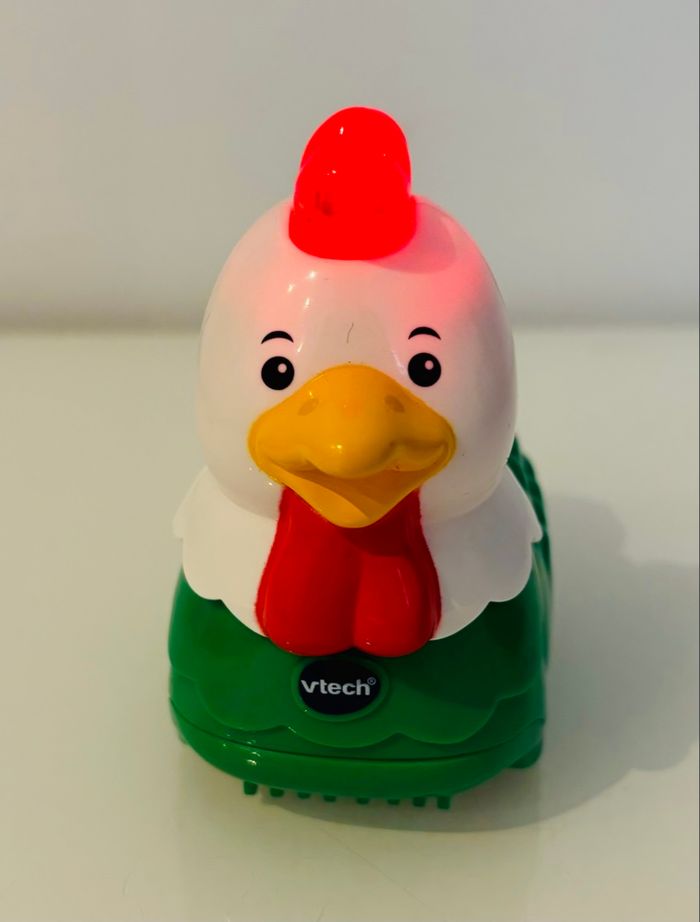 Vtech Tut Tut Animo Rico le coq lève tôt tracteur zoo maxi jungle super ferme bateau des animaux tigre panda hippo koala chat poule cheval tigre cochon crocodile singe copains bolides rare lot SOP77 - photo numéro 3