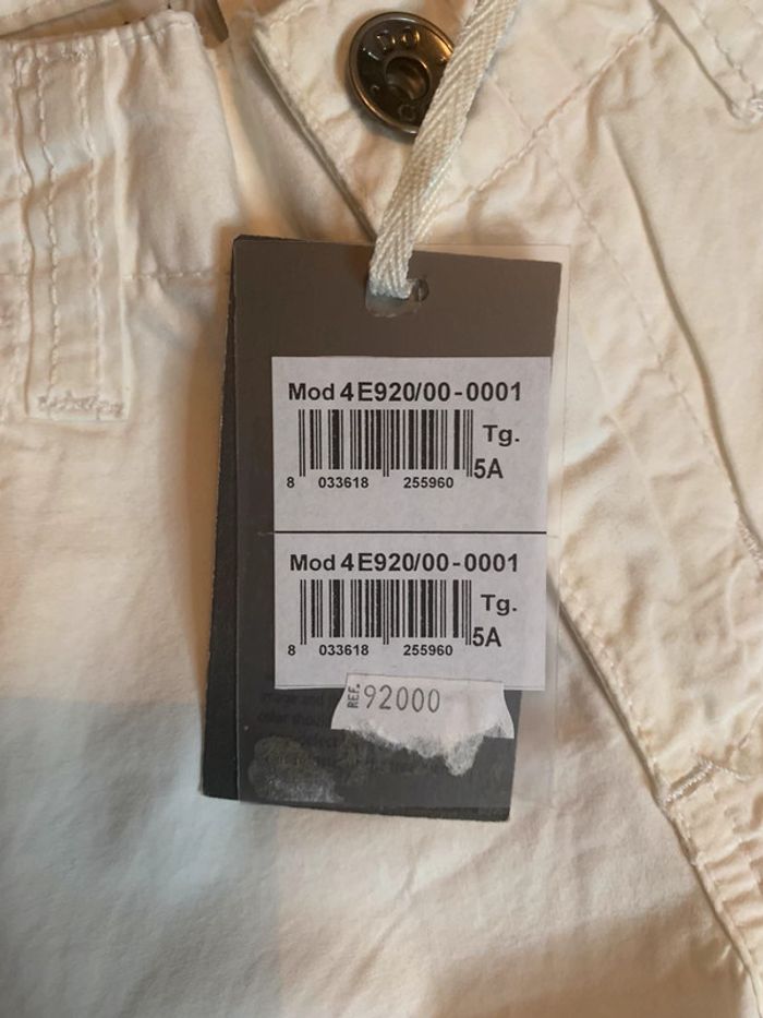 Pantacourt blanc neuf - photo numéro 4