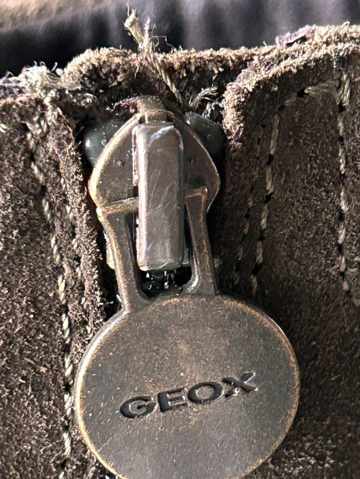 Chaussures bottines marron compensées 36 neuves avec étiquette Geox - photo numéro 9