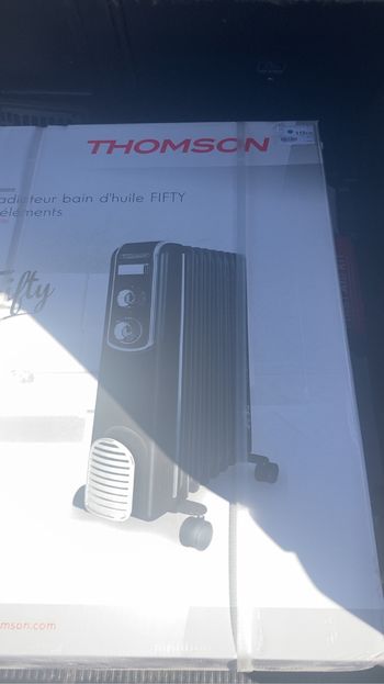 Radiateur bain d’huile Thomson neuf