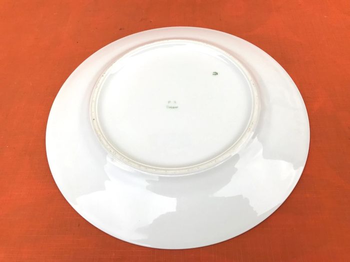 6 assiettes anciennes plates P.N France Porcelaine décor brassées de fleurs - photo numéro 4