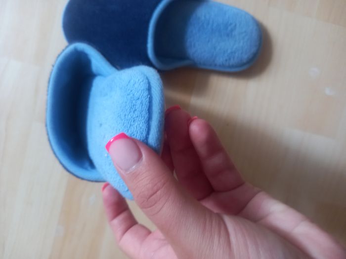 Pantouffle bleu très bon état bleu taille 36 - photo numéro 2