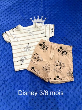 Short + t-shirt Disney