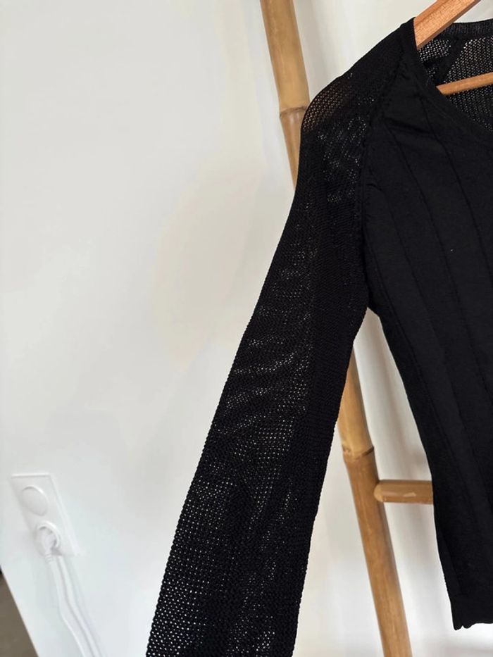 Pull léger noir IKKS taille XS - photo numéro 2