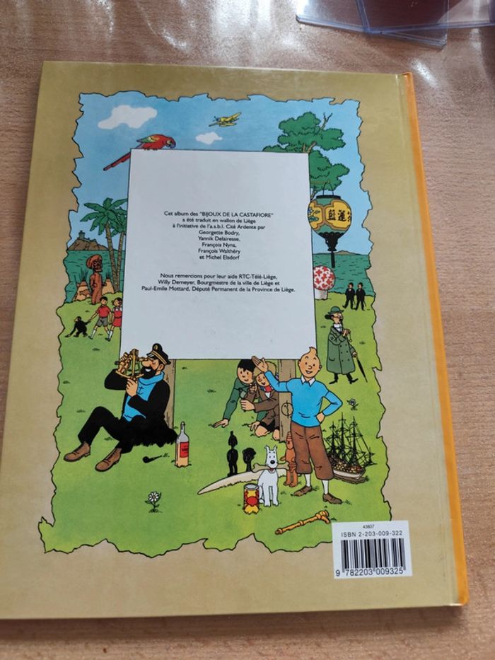 Bd tintin wallon l emerode d al castafiore - photo numéro 2