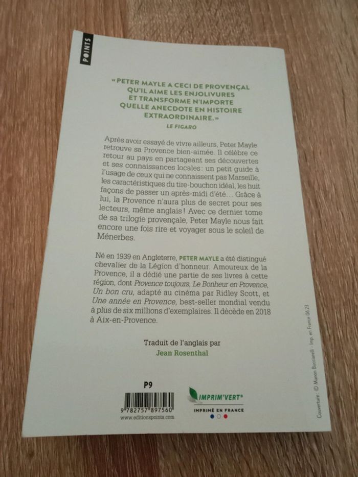 Peter Mayle 📚 Le bonheur en Provence - photo numéro 2