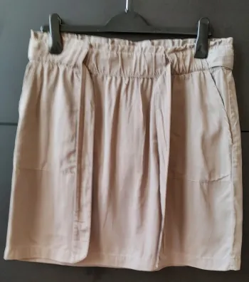 Jupe beige T. 38
