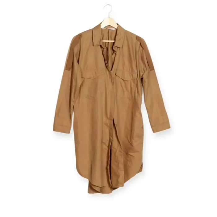 Chemise large  / robe casual manche 3/4 Zara 34-40 - photo numéro 2