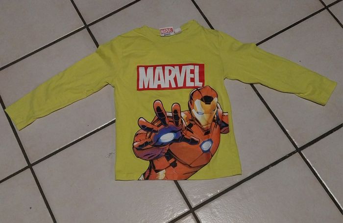 t-shirt manches longues Iron Man Marvel 5 ans 6 ans