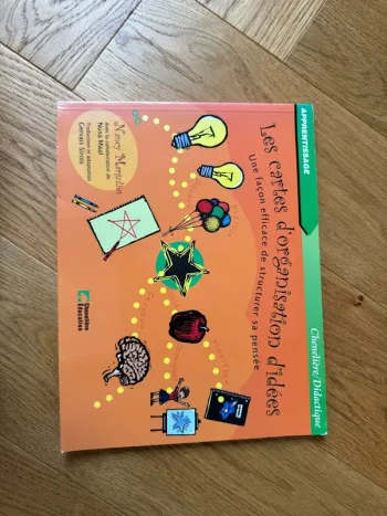 Livre les cartes d’organisation d’idées, une façon efficace de structurer sa pensée
