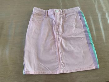 Jupe rose en jean 10 ans