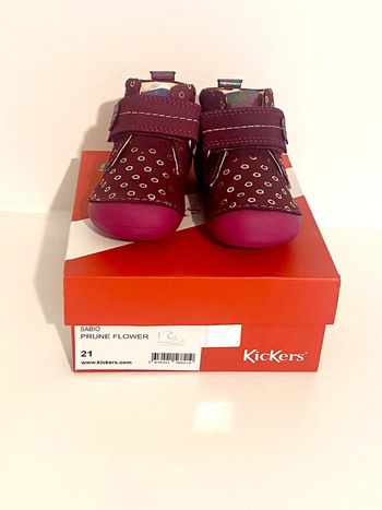 Chaussures Kickers Sabio taille 21 NEUVES