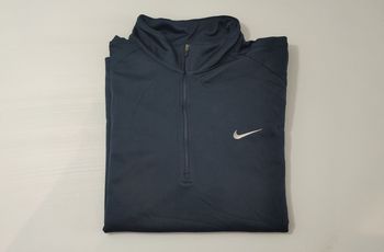 Vêtement homme Sweat zippé 1/4 Haut de sport bleu marine Nike dri-fit taille XL #Retrostreet