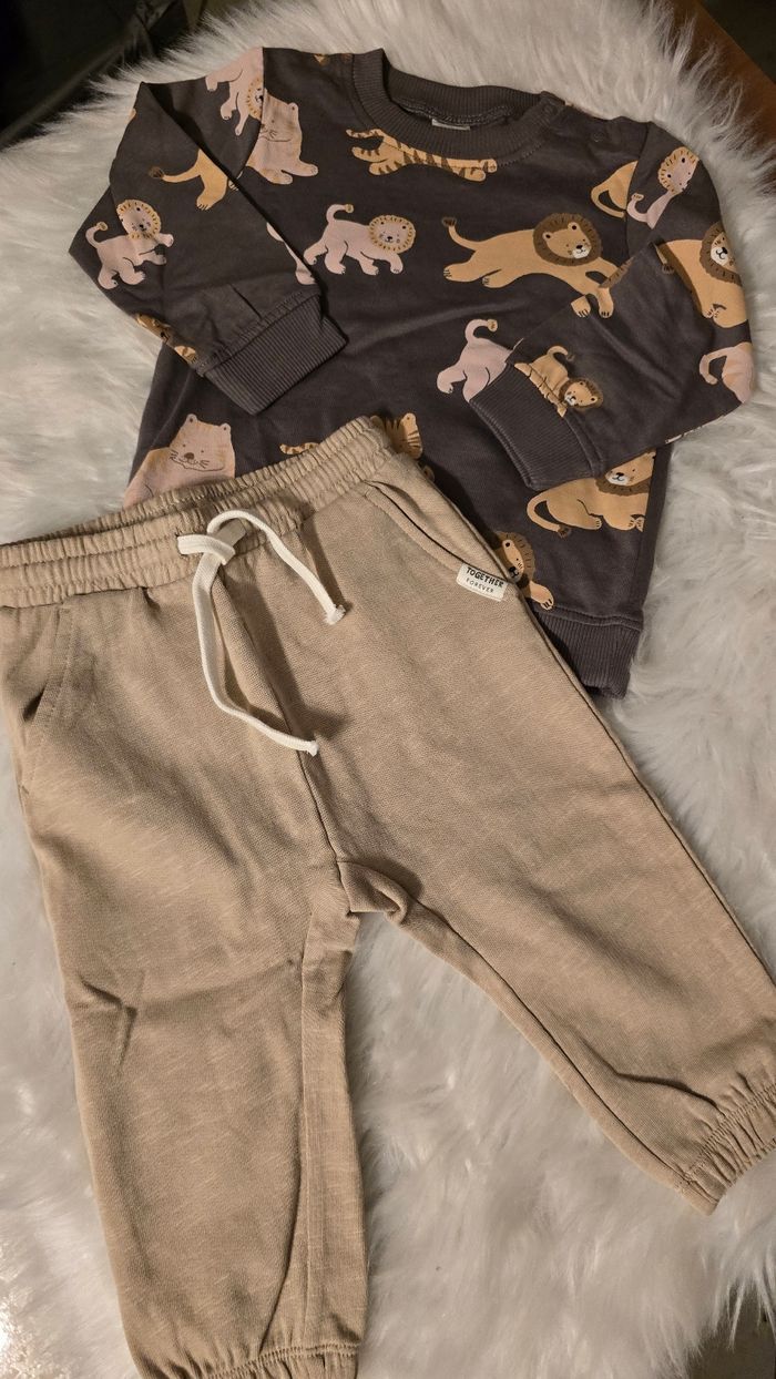 NEUF (non porté) 😍🥰🏷 sweat et pantalon 12mois garçon 🏷🥰😍