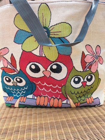 Sac fourre tout motif hibou 🦉