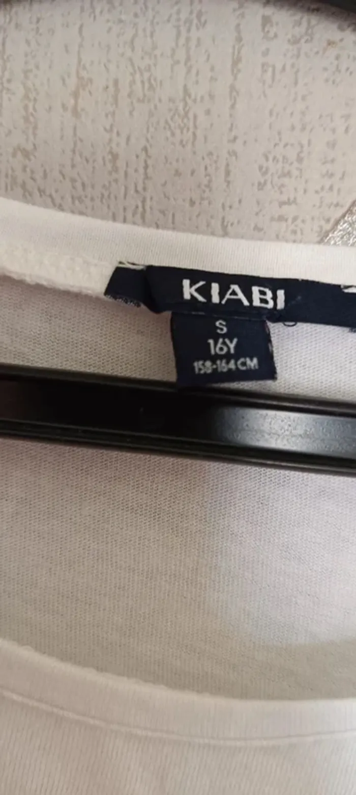 33- Haut manche 3/4 kiabi, Taille S - photo numéro 2