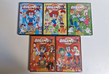 Lot 5 Dvd Digimon 1 à 5