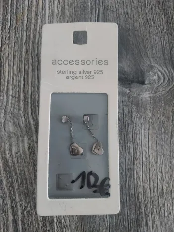 Boucles d'oreilles coeur