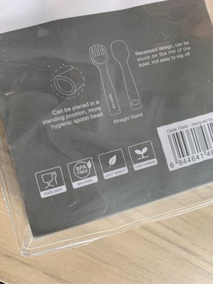 Coffret repas en silicone bébé rose Olele Olala - photo numéro 4