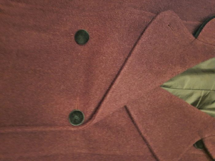Manteau bordeaux Cristel fr 42 en 70%laine - photo numéro 17