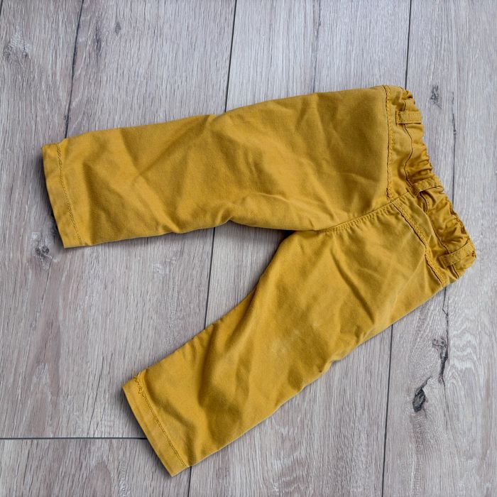 Pantalon fille Creeks 9 mois Moutarde Lapin - photo numéro 4
