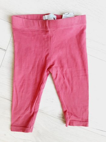 Vêtement bébé fille pantalon legging rose Obaïbi 6 mois