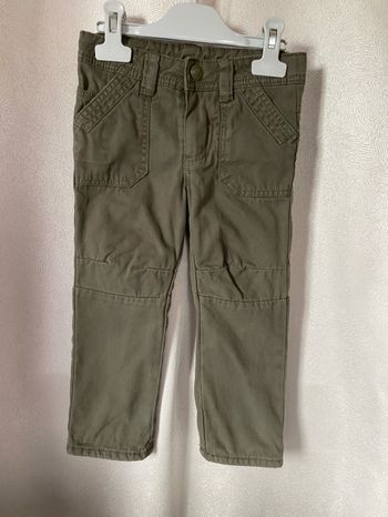 Pantalon kaki doublé polaire 2 ans Orchestra