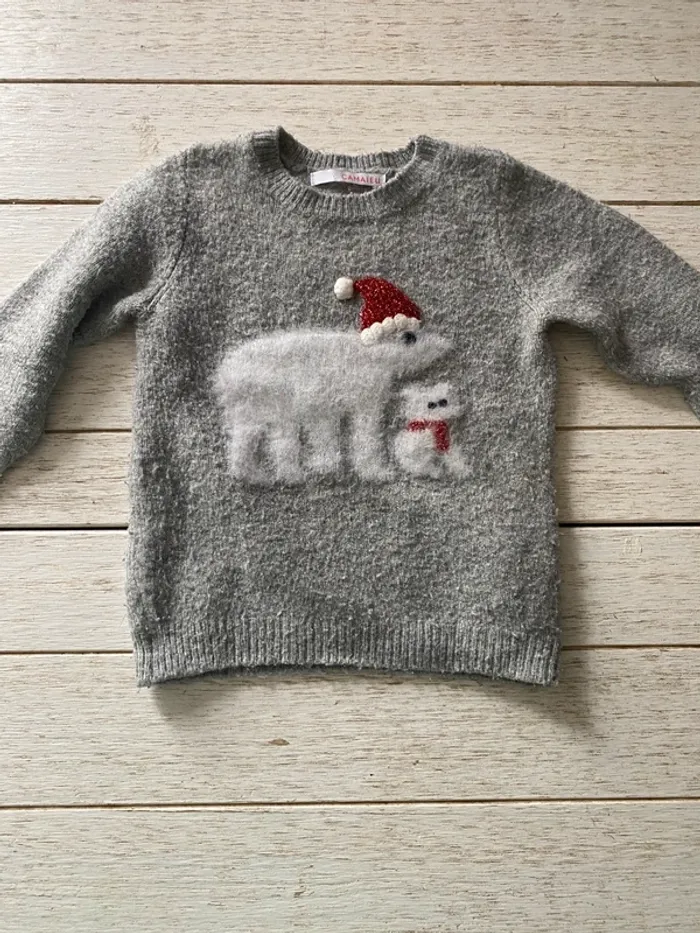 Pull hiver unisexe noël garçon ou fille 4/5ans - photo numéro 2